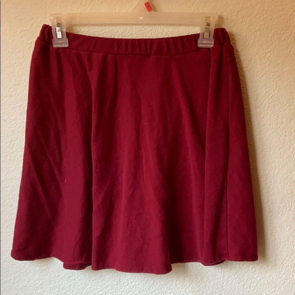 Red Circle Skirt